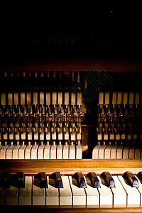 钢琴旋律音乐细绳工具钥匙背景图片