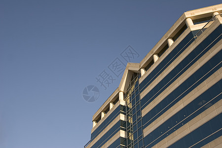 办公大楼工作商业玻璃蓝色金融建筑天空工作室石头背景图片