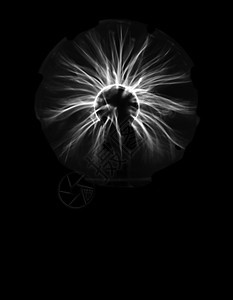 电动管弦震惊触电实验室螺栓火花辐射原子插图力量电压背景图片