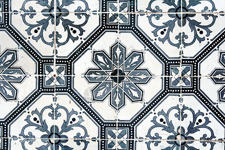Mosaics 摩西工匠几何学建筑蓝色马赛克工艺品装饰精神文化建筑学背景图片