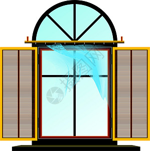 窗户国家农业建筑学玻璃古董外观结构乡村村庄百叶窗图片