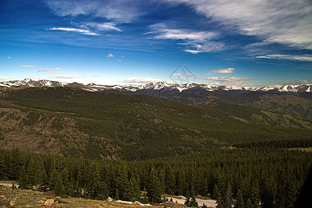 科罗拉多州洛基山脉国家山脉高山乡村情绪化森林树木图片