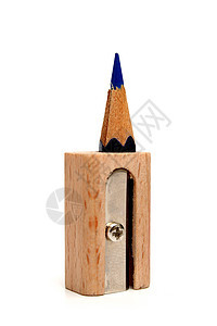 垂直竖立的铅笔用磨利器内部的铅笔图片