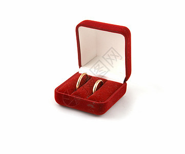 结婚戒指礼物盒子夫妻婚礼金子新娘婚姻宝石铃声天鹅绒图片