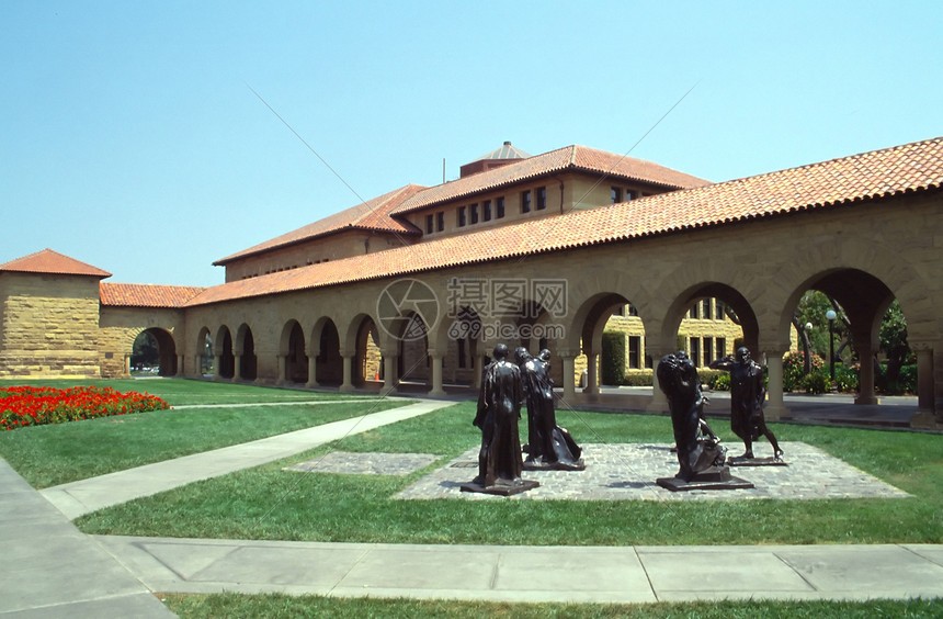 斯坦福大学校园大学学校旅行半岛砂岩大理石城市建筑学花岗岩图片