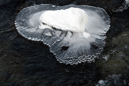 冰层形成冷冻冰柱玻璃温度天气冷藏流动寒冷雪花水晶图片