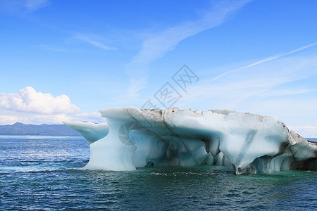 冰山假期旅行风景蓝色冰川环境背景图片