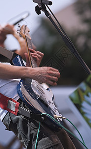 摇滚音乐会独奏插头演员乐器低音乐队岩石玩家手指音乐图片