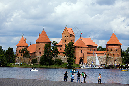 Trakai 岛屿哥特城堡图片