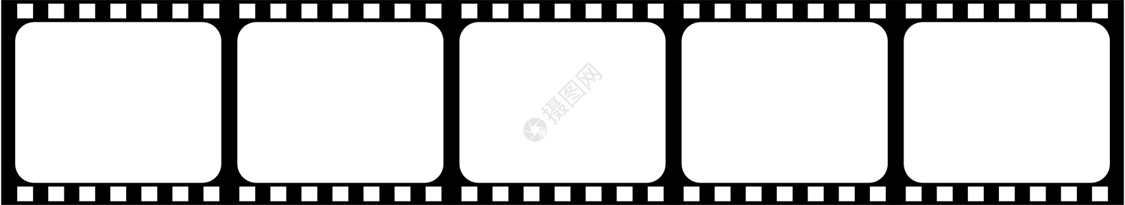 影片电影幻灯片黑色投影娱乐视频投影仪拍摄胶卷白色框架图片