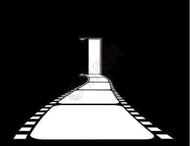 电影区入口框架黑色制作人概念地毯白色娱乐投影仪磁带制作图片