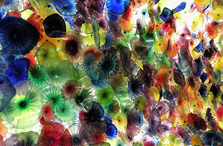 玻璃花工艺工匠艺术性花朵艺术精神背景图片