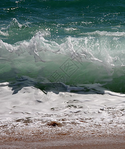 波浪崩溃断路器天气风暴海浪蓝绿色冲浪海洋海岸热带海啸图片