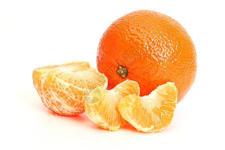 橘红色美食热带小吃水果果汁食物橙子黄色茶点图片