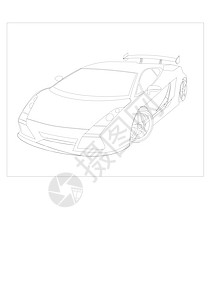 SVG 铅笔运动车图片