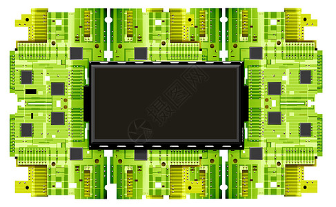 电子电路板电路母亲盘子插图电脑通讯打印筹码力量背景图片