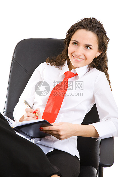 手椅子上的女商务人士优胜者成人喜悦顾问商务秘书乐趣女性公司人士图片