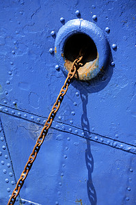 锁定链贸易海事蓝色鼻子海洋进口港口货物国际运输图片