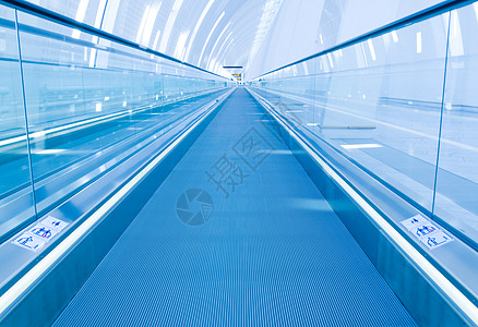 机场行车道旅行运输全球人行道行人蓝色调子建筑学自动扶梯过境图片