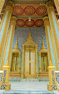 泰国曼谷Phra Mondop图书馆入口 泰国曼谷图片