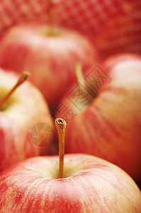 苹果水果宏观篮子图片