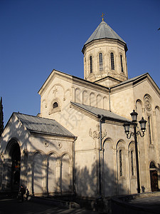 Koshueti大教堂窗户建筑学建筑宗教纪念碑历史教会圆顶城市天空图片