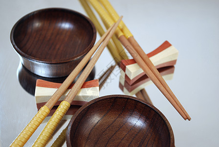 中国筷子传统工具食物厨房静物木头盘子文化背景图片