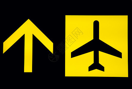 机场标志-出发图片