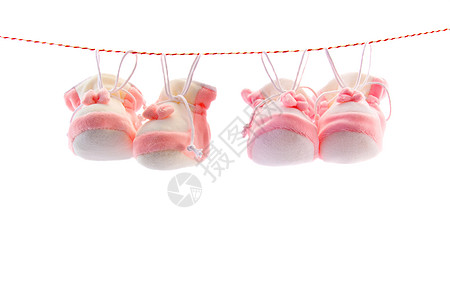 婴儿拖鞋红色鞋类领带女孩衣服睡衣粉色配件绳索水平图片