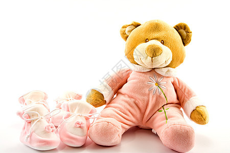 婴儿礼物孩子玩具熊吉祥物拖鞋女孩配件毛皮绳索玩具睡衣图片