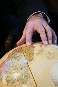 手指环球背景图片
