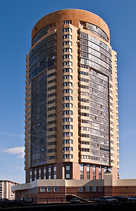 房地产高层玻璃商业城市公寓景观市中心建筑房屋高楼图片
