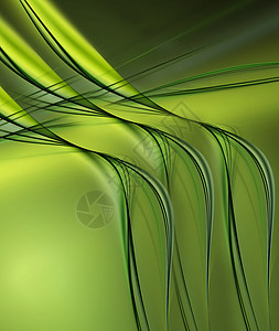 绿色抽象构成组成艺术线条图层墙纸插图技术打印流动网络作曲图片