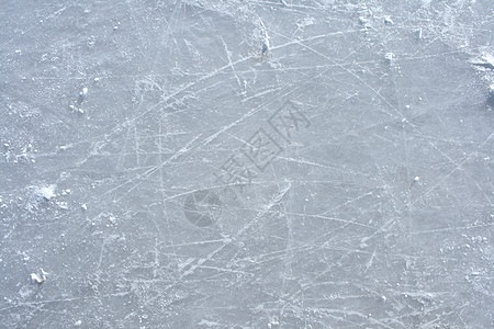 户外冰场表面的滑纹痕迹图片