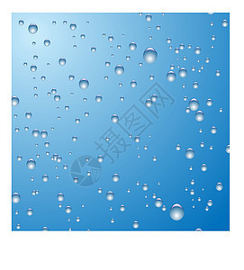 淡蓝色气泡蓝色涟漪玻璃圆圈水滴天气液体青色反射插图图片