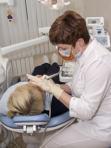 在口腔学家的内阁里牙科医生接待诊所治疗牙医健康药品患者注射图片