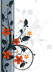 花岗岩插图艺术品墙纸植物叶子创造力绘画花丝卷曲图片