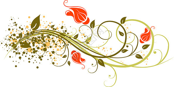 花岗岩插图创造力叶子墙纸绘画艺术品花丝植物卷曲图片