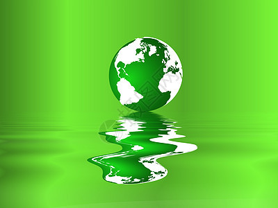 地球业务绘画商业圆圈环境保护插图全球环境金融蓝色背景图片