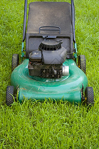推动样式草地割草机草皮院子技术绿化夹子机器引擎花园服务图片