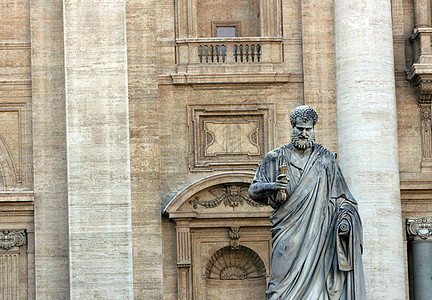 梵蒂冈圣彼得雕像信仰宗教教会雕塑教廷英石崇拜城市地标图片