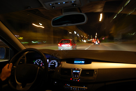 车 路夜间驾车 汽车行驶赛车城市运动市中心速度夜生活交通窗户运输生活背景
