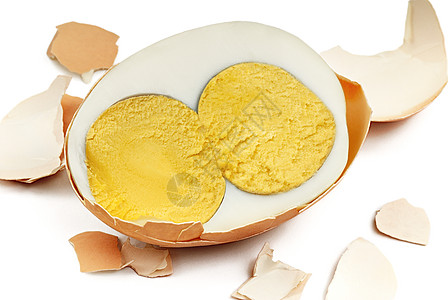 煮鸡蛋摄影蛋黄黄色午餐小吃团体水平棕色早餐阴影图片