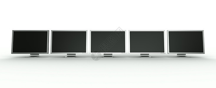 多个监视器电子晶体管控制板宽屏桌面电脑计算机薄膜团体技术图片