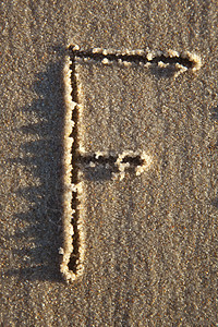 湿沙上写的信字母艺术收藏打字稿假期图片