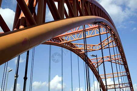 橘橙桥背景图片