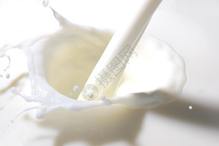 奶水喷出滴水早餐海浪牛奶材料波浪玻璃暴跌飞溅液体图片