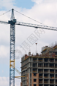 建造房屋的起重机商业活动城市生活电梯建设吊装采摘框架工程工程师图片