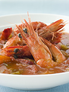克里奥尔海虾巨碗厨艺蔬菜生产辣椒肉汤贝类食物秋葵食谱胡椒图片
