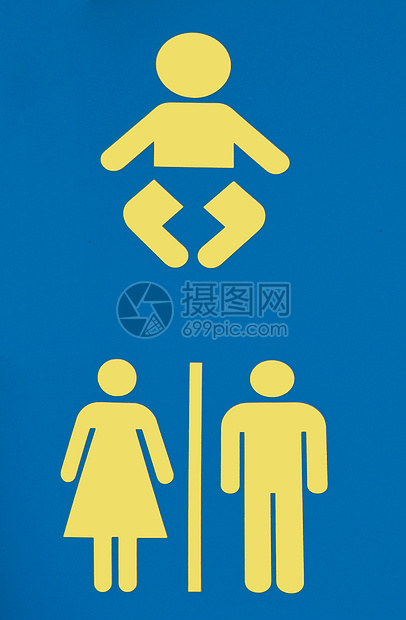 洗手间标志浴室帖子绅士们附属壁橱女性厕所男性男士黄色图片